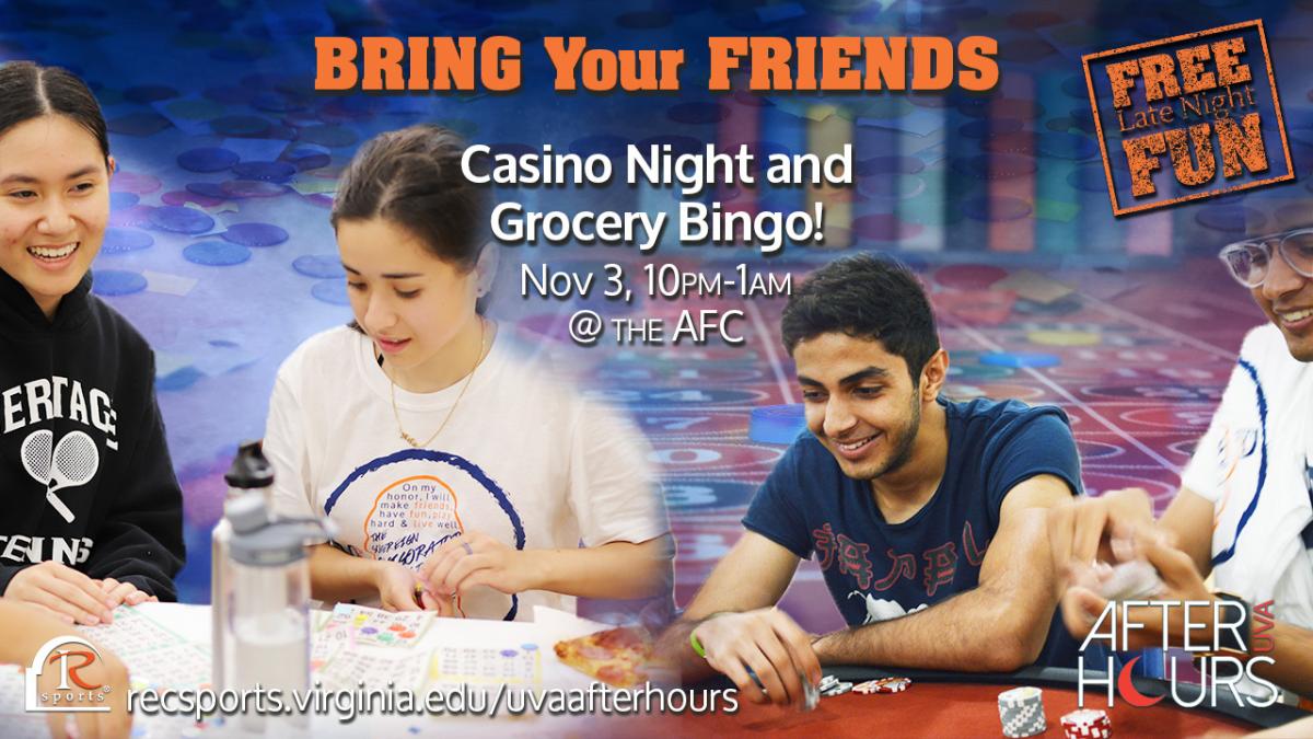  Casino Night & Grocery Bingo
